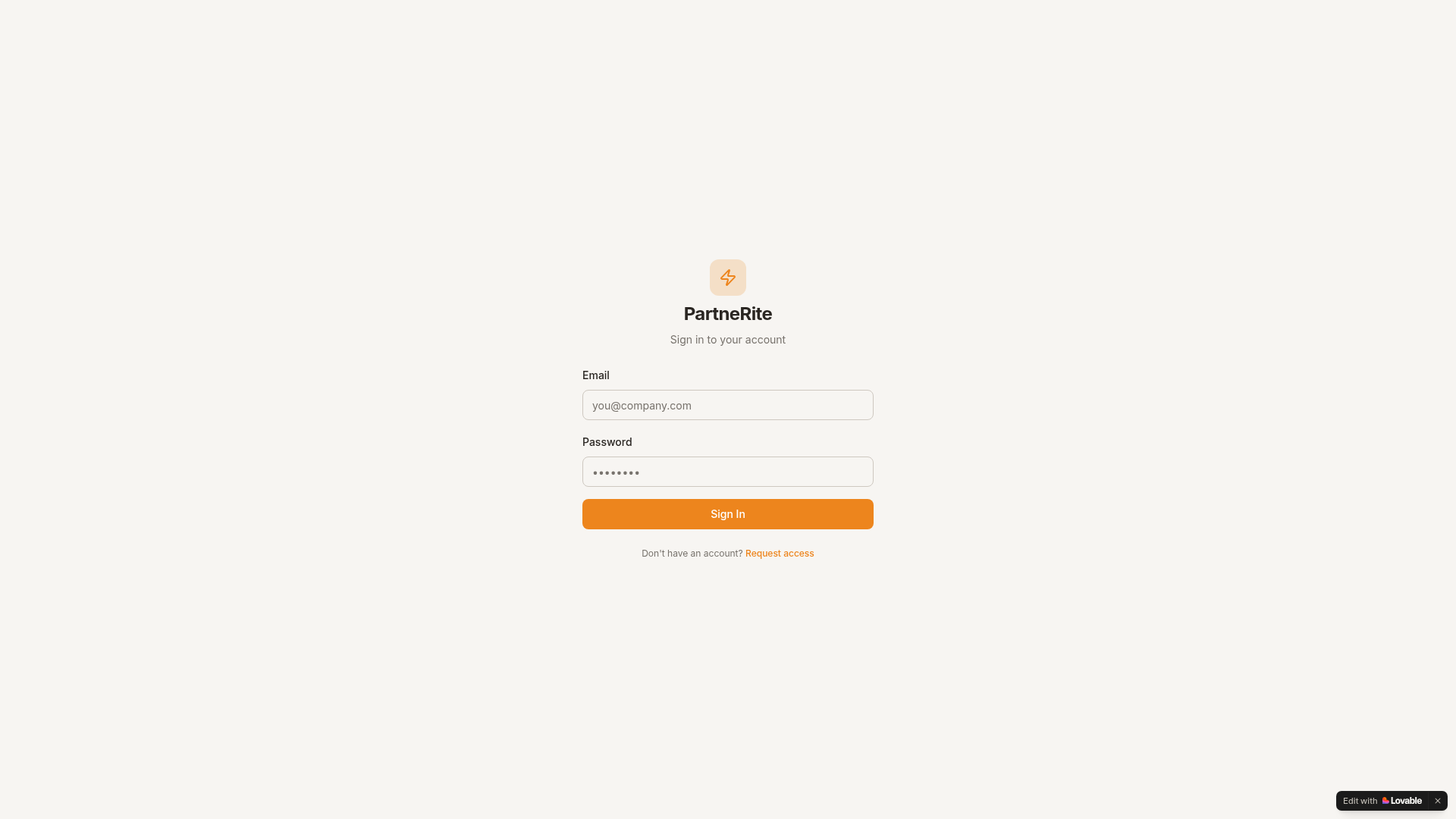 PartneRite Matching Matrix preview